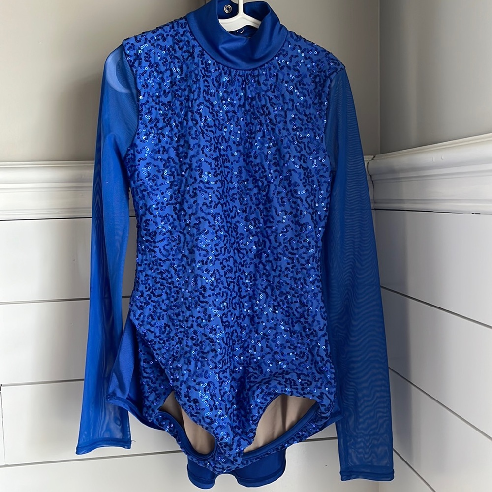 Balera Blue Dance Outfit - Medium (6-8)